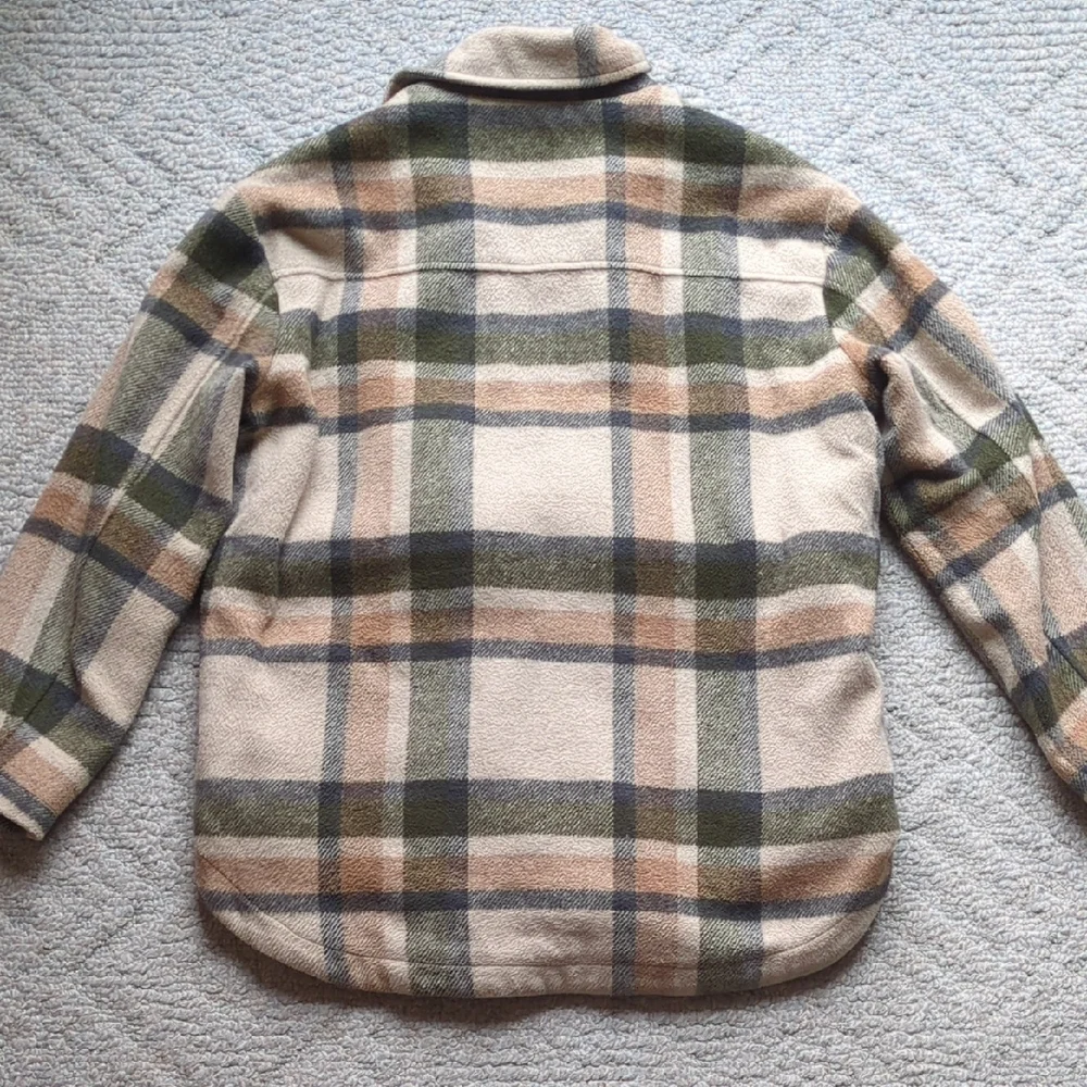 ‼️American Eagle Plaid Sherpa Jacket - Picture 4 of 5